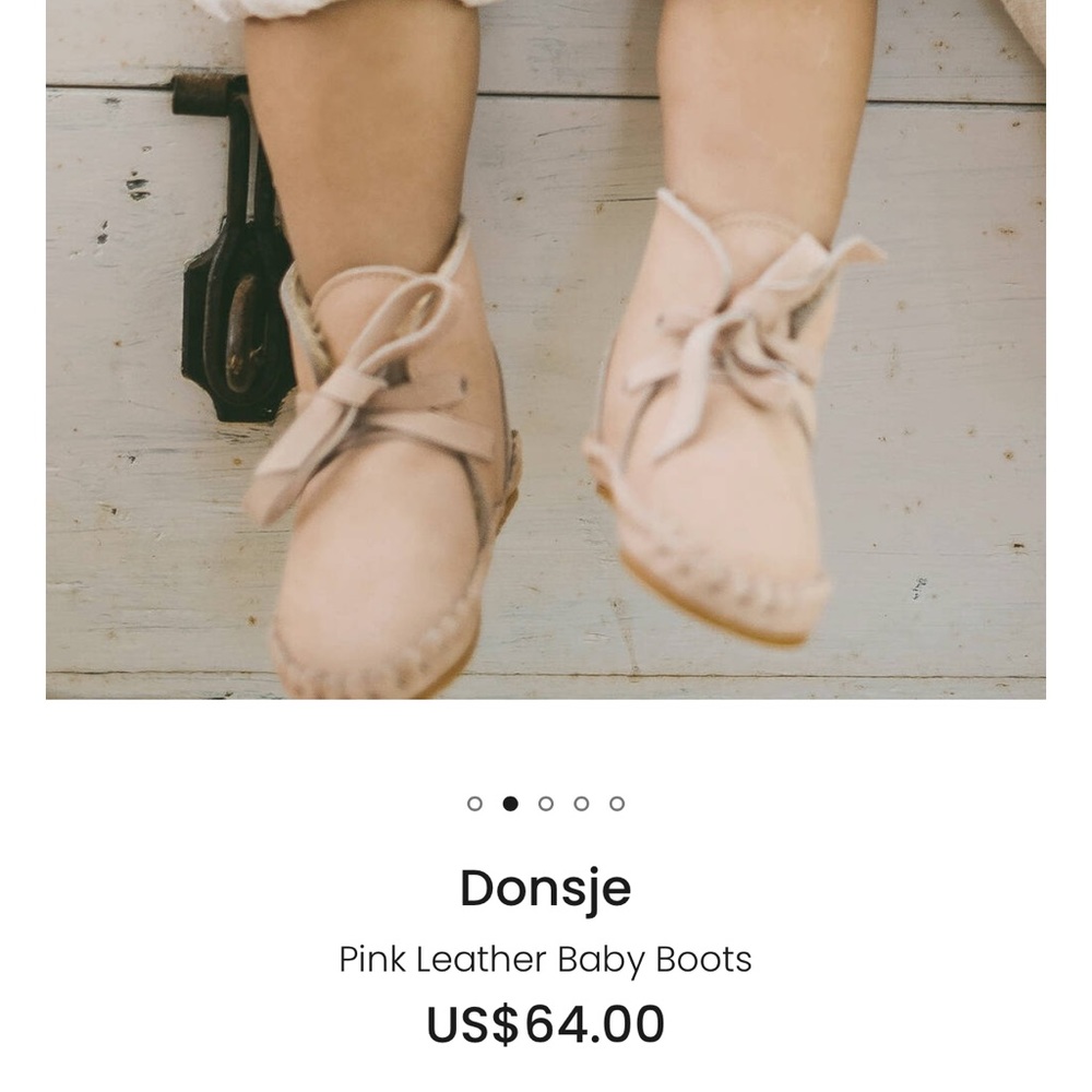 Donsje little booties! Perfect condition! Lightly used!